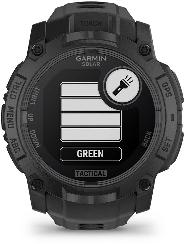 Smartwatch GARMIN Instinct 3 Tactical Solar, 45 mm, GPS, Android